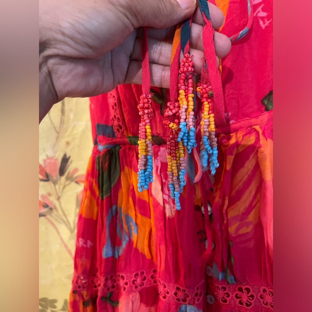 Farm Rio

Mixed Fruits Ocean Tiered Midi-Dress - Picture 10 of 13